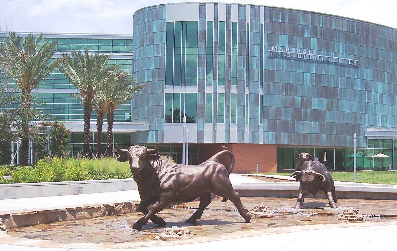 University of South Florida Tampa campus contributing to economic growth in the Tampa Bay area